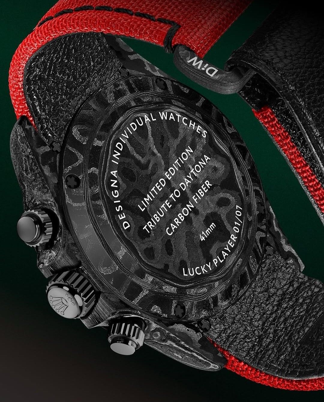 Rolex Daytona Carbon, Gesiye Bekeyei
