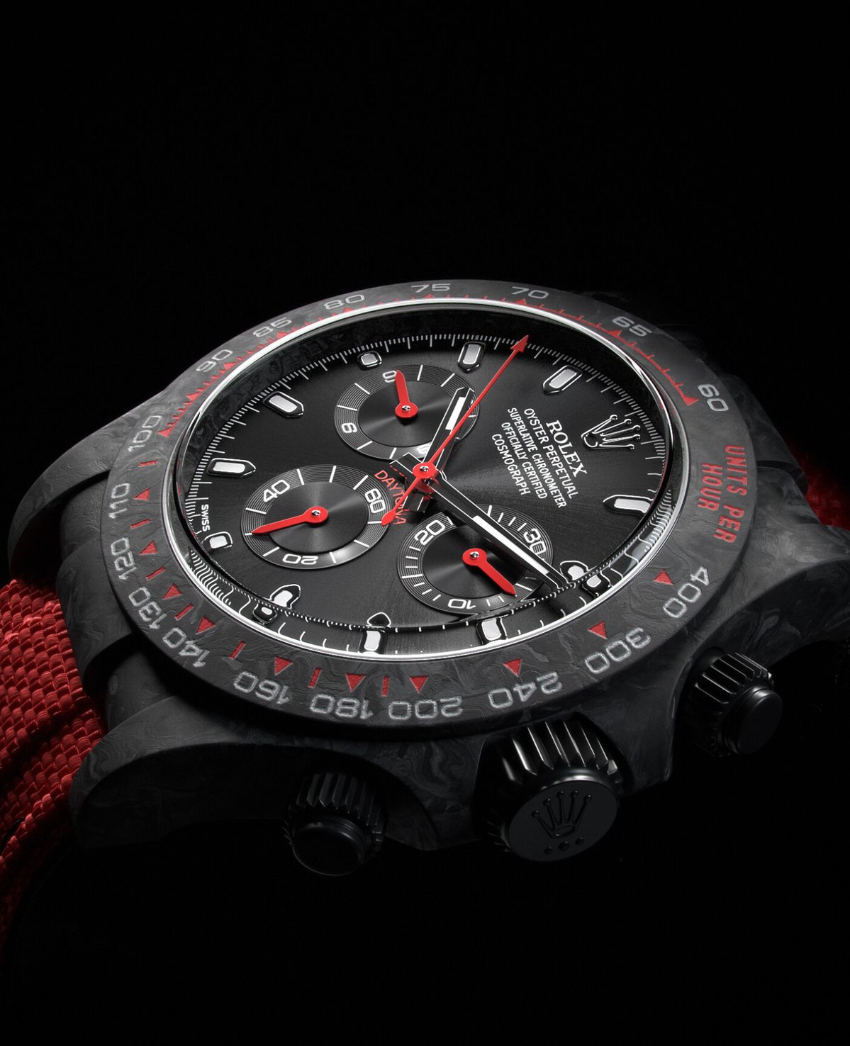 Rolex Daytona Carbon, Gesiye Bekeyei